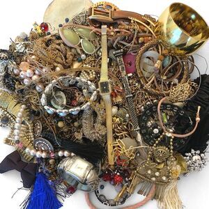4 lb. + Craft Junk Jewelry Lot